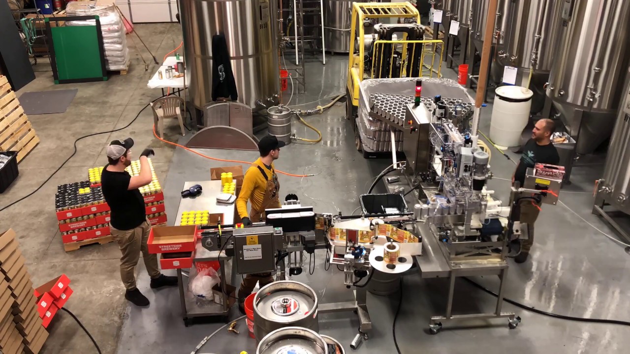 Canning Line Timelapse (Bird's Eye View): by Wild Goose Filling