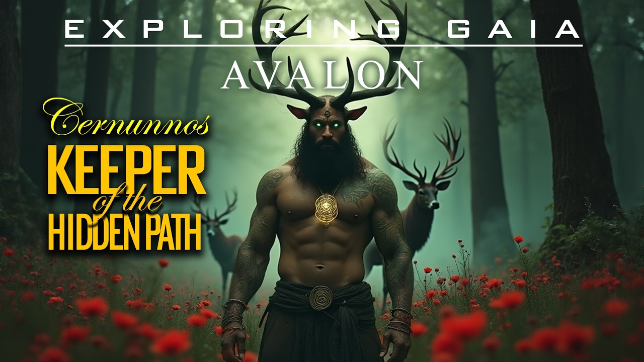 🌑 1H DARK CELTIC MYSTERY 🦌 | CERNUNNOS – Keeper of the Hidden Path 🌲 | Exploring GAIA – Avalon