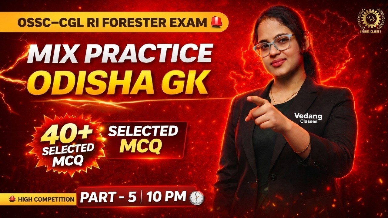 PYQs OF ODISHA GK || mix practice MCQS part- 5 || FOCUSED ON ODISHA CGLE ||