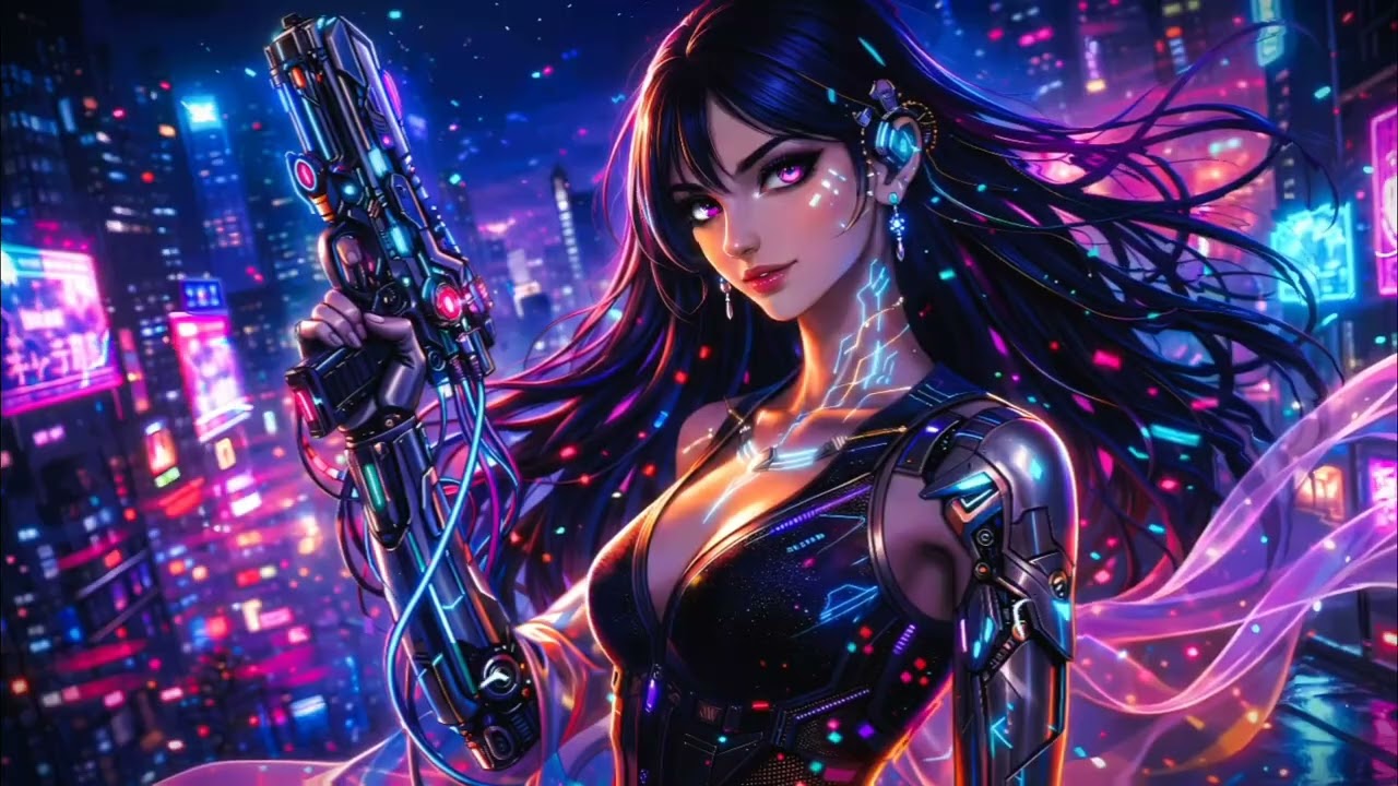 Cyberpunk Melodic Dubstep ⚡ Dark Bass Mix (1 Hour)