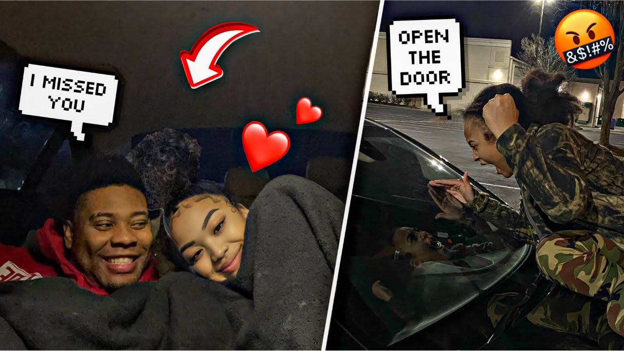 Сплю в машине с другой девушкой! *Она подъехала*