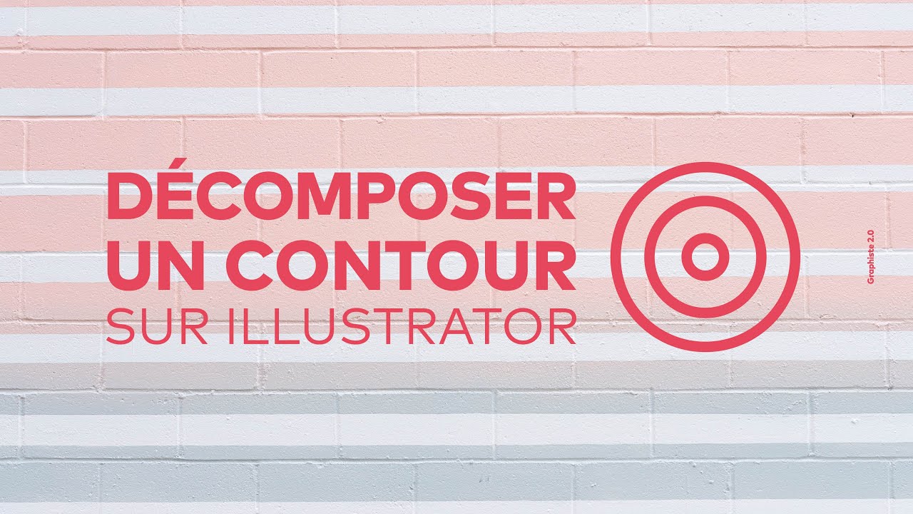 Comment décomposer un contour sur Illustrator