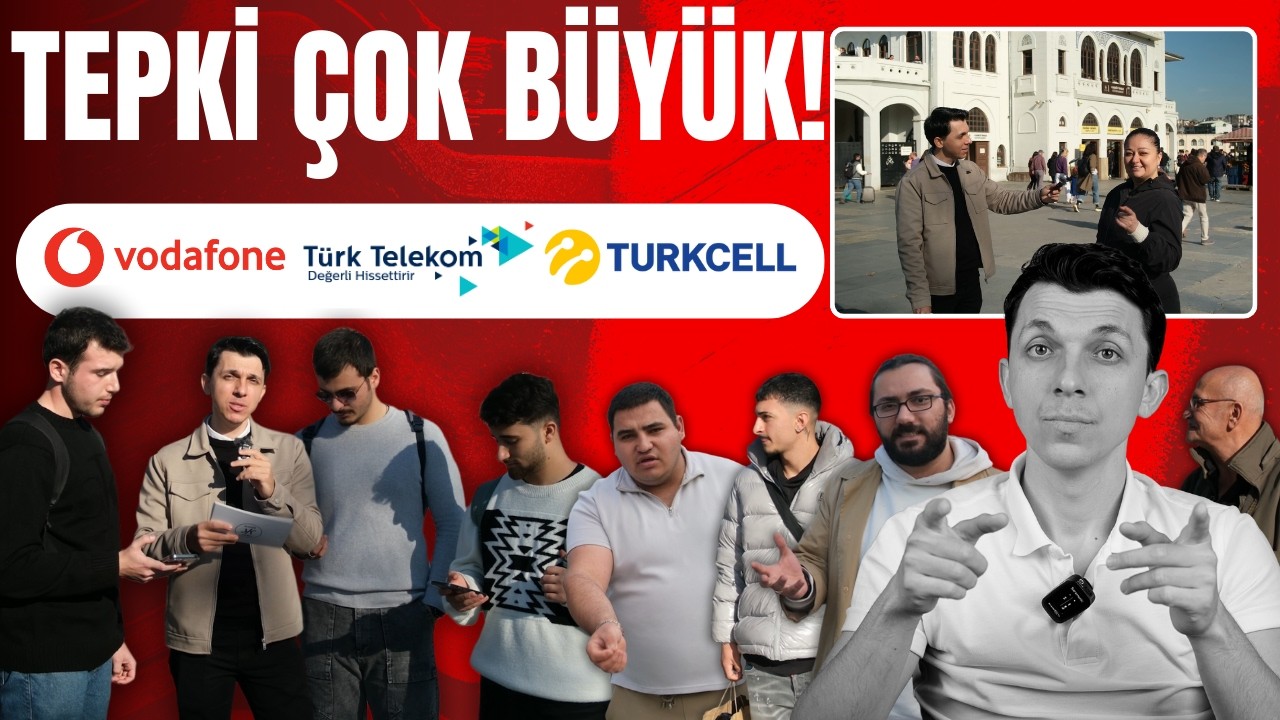 TURKCELL, TÜRK TELEKOM VE VODAFONE'U VATANDAŞA SORDUM -VATANDAŞ TEPKİLİ!