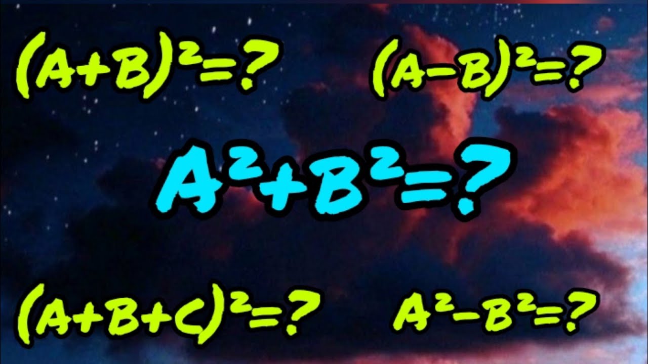 #algebra #mathsformula #formula Algebraicformula | Basic Algebraic Formula | Maths Only Maths