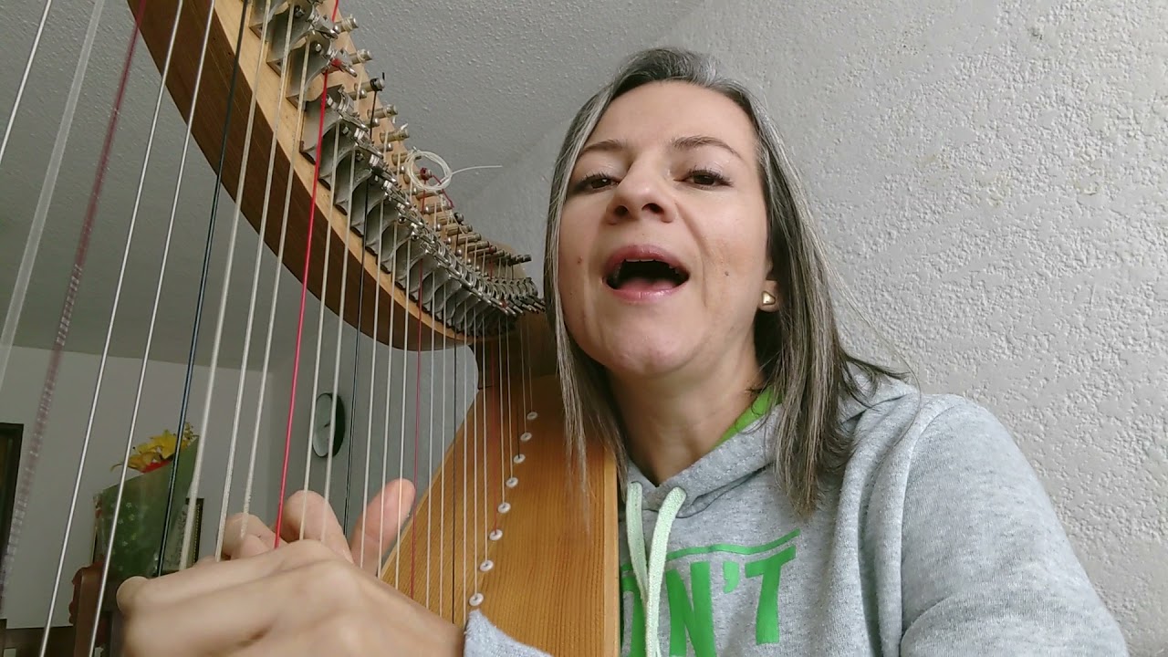 Salmo 29 en arpa: Te ensalzare Señor porque me has librado 🙏😇🎵