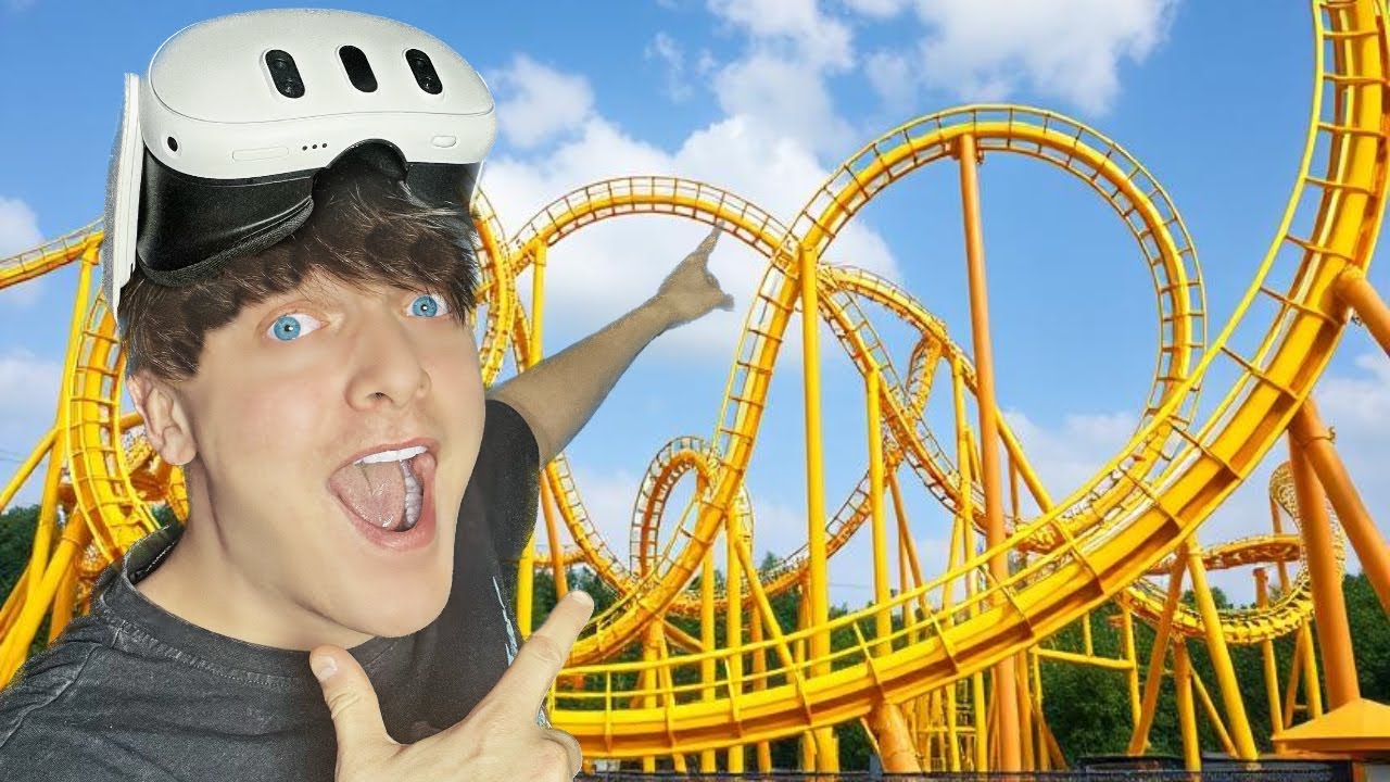 Incredible VR Roller Coaster Experience With Meta Quest 3