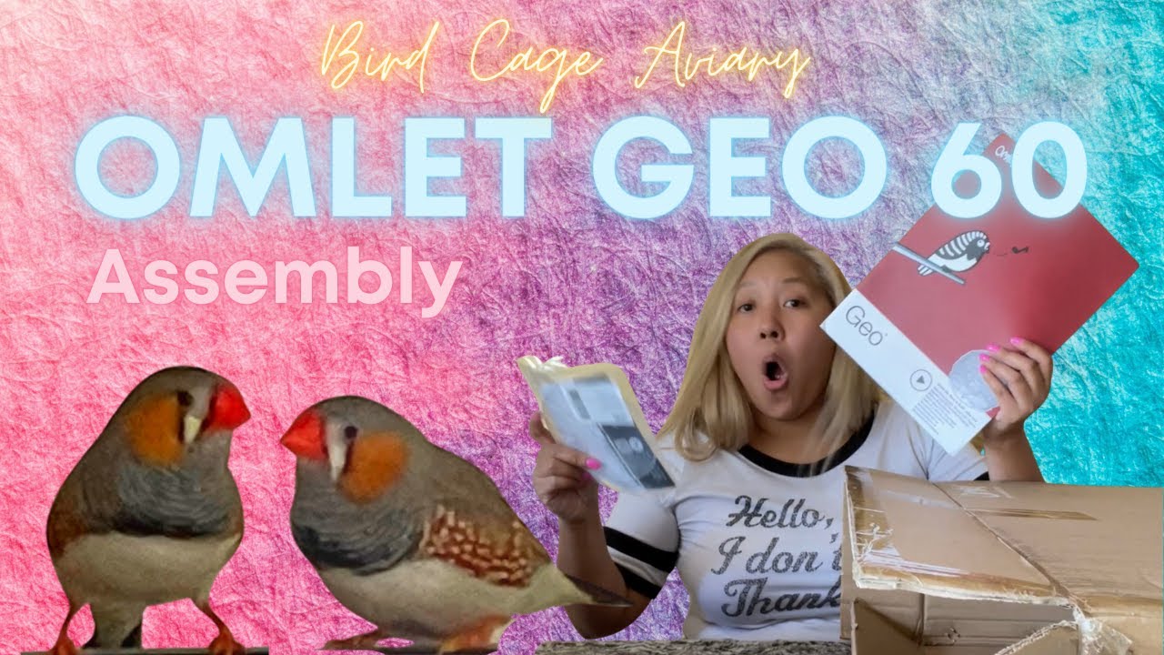 Assembling the Omlet Geo 60 - Bird Cage Aviary #Omlet #omletgeo60 #birds #birdcage #zebrafinch