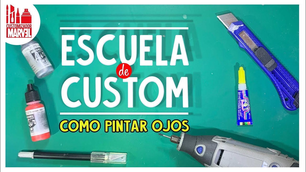 Escuela de custom - Cómo pintar ojos