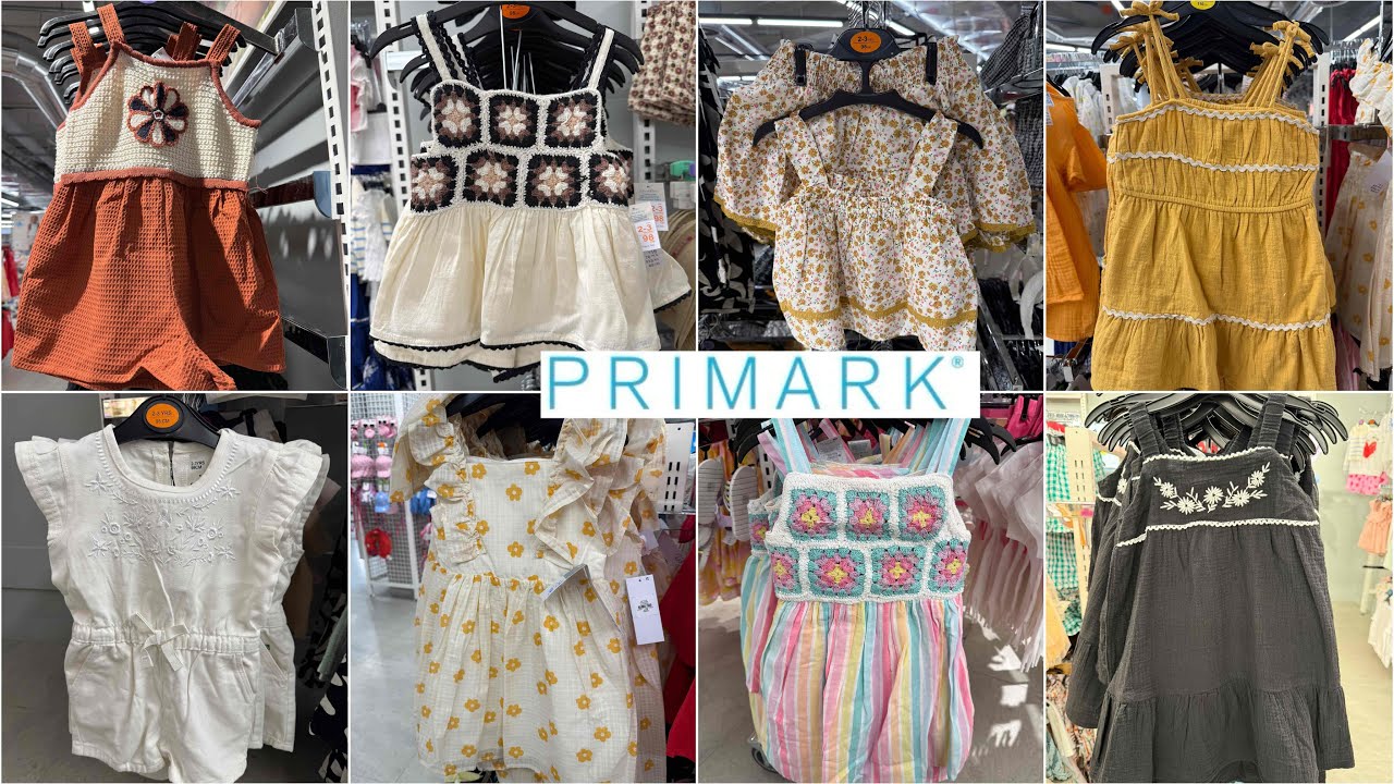 Primark kids girls clothes 1-8 year new collection / June 2025