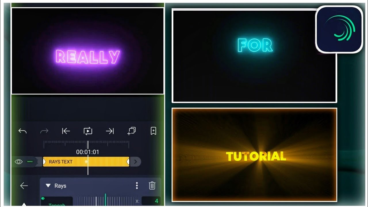 How To Make Neon Text On Alightmotion 🤔 Tiktok Neon Lyrics Trend Tutorial 🔥 كيفية عمل كتابة تيك توك