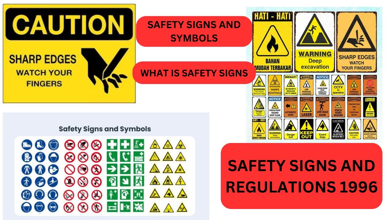 Safety signs and signals Regulations 1996