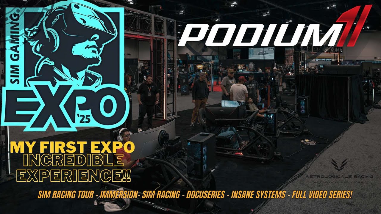 SIM GAMING EXPO 2025 | Podium 1 Racing – My First EVER Expo Experience!