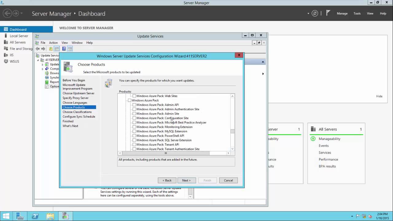 2-2 Preforming WSUS Postinstallation Tasks