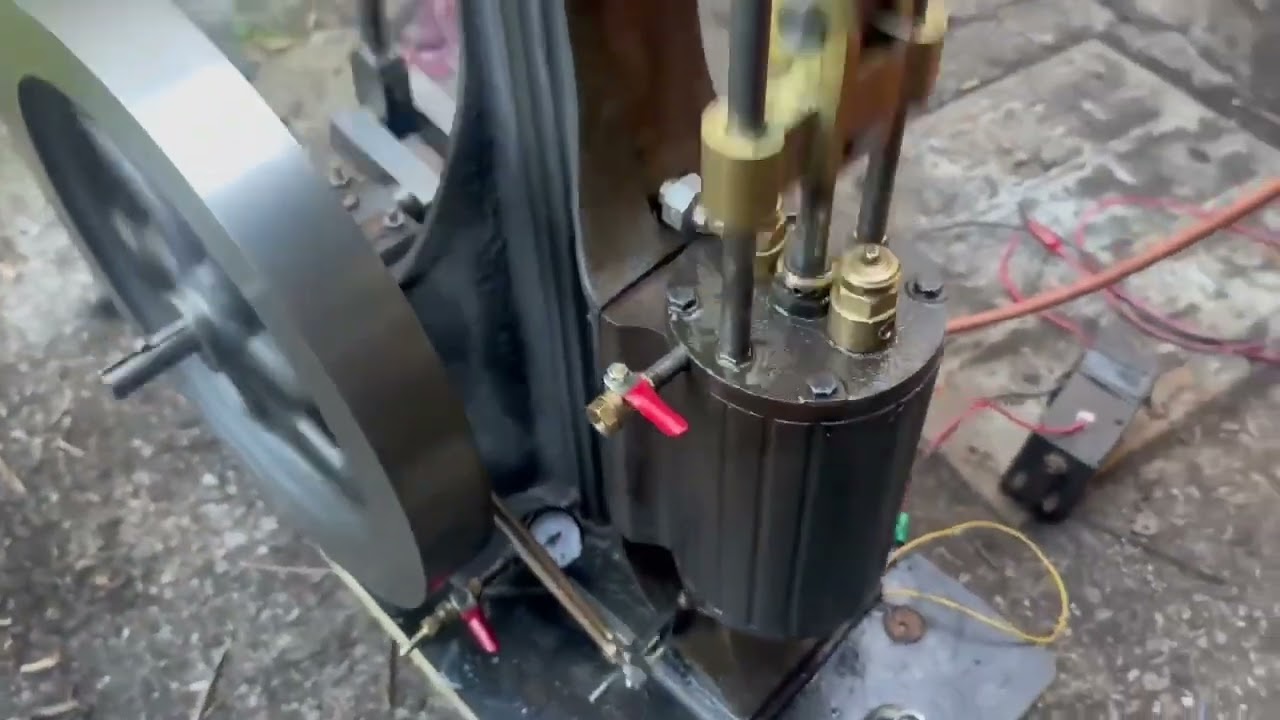 Brayton Ready-Motor. One third scale model of the 1872 patent gas engine.