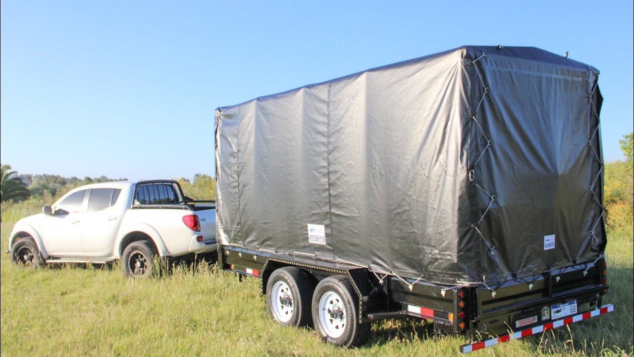 Trailer ganadero con jaula desmontable para 5.000kg