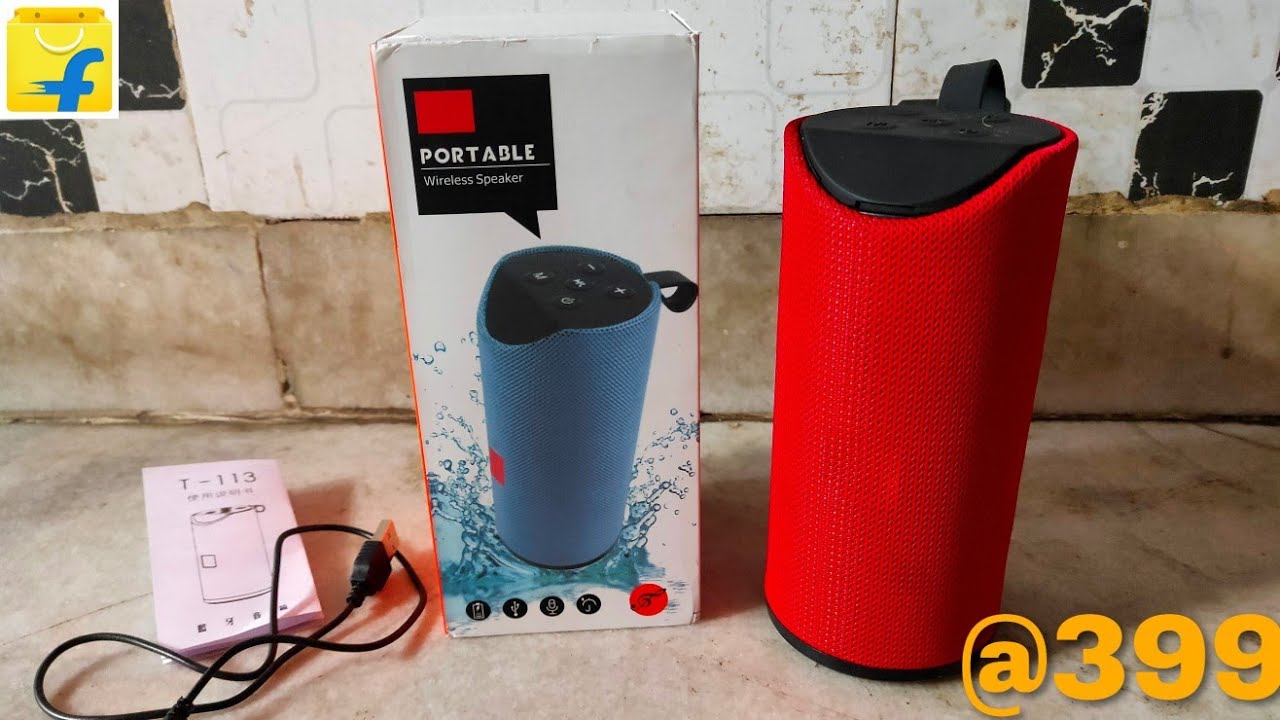 Blueseed TG113 SUPERB 10W Bluetooth Speaker under Rs 399 - Unboxing & Review || Powered Tech