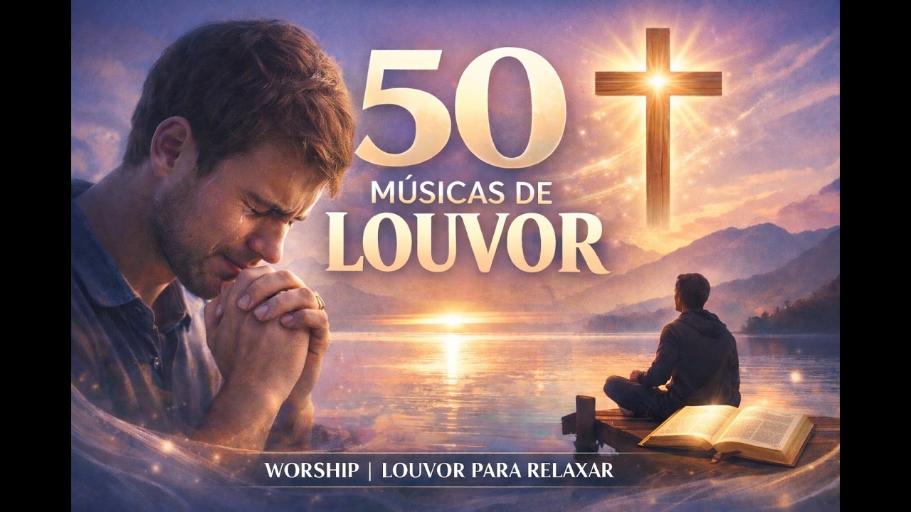 50 M&uacute;sicas Worship  24/7 Louvor Para Relaxar | Adora&ccedil;&atilde;o Cont&iacute;nua