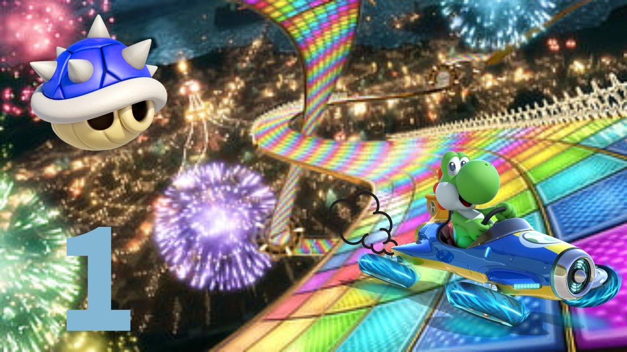 Trying to Outrun Blue Shells/Spiny Shells in Mario Kart 8 Deluxe Pt 1 😎😎 #mariokart8deluxe #mario