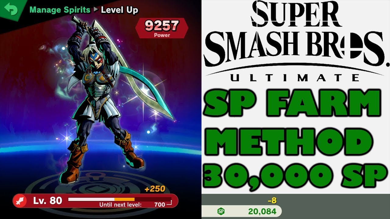 Super Smash Bros Ultimate - SP Farm Method