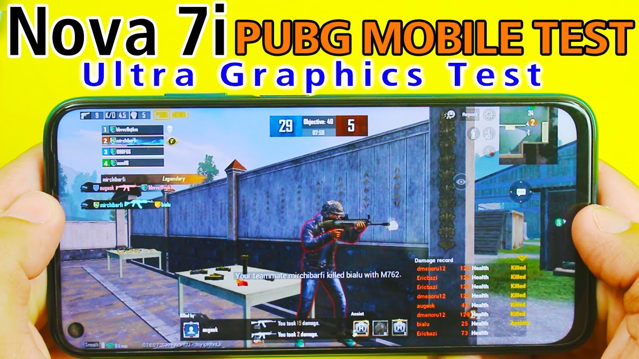 Huawei Nova 7i PUBG MOBILE TEST - Nova 7i PUBG Mobile Ultra Graphics Test🔥🔥
