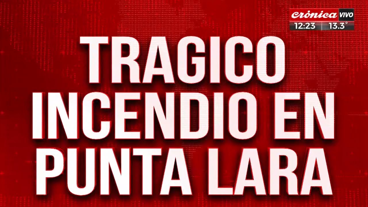Incendio en Punta Lara: murieron dos mujeres y 5 menores de edad