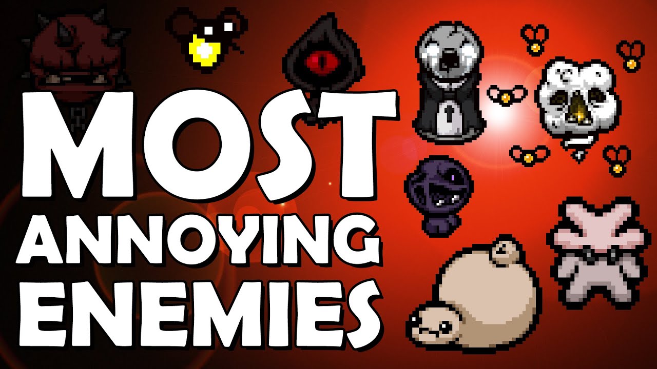 ТОП-20 самых раздражающих новых врагов в покаянии — The Binding of Isaac Repentance