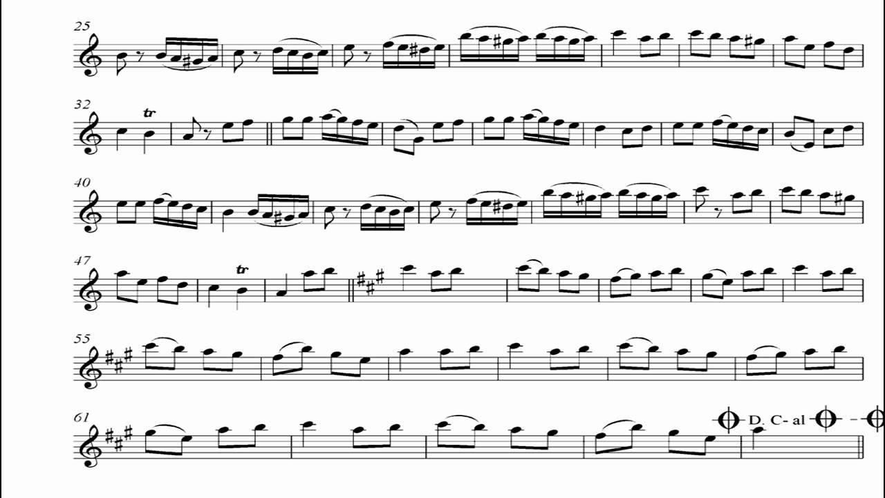 Rondo alla turca- Clarinet