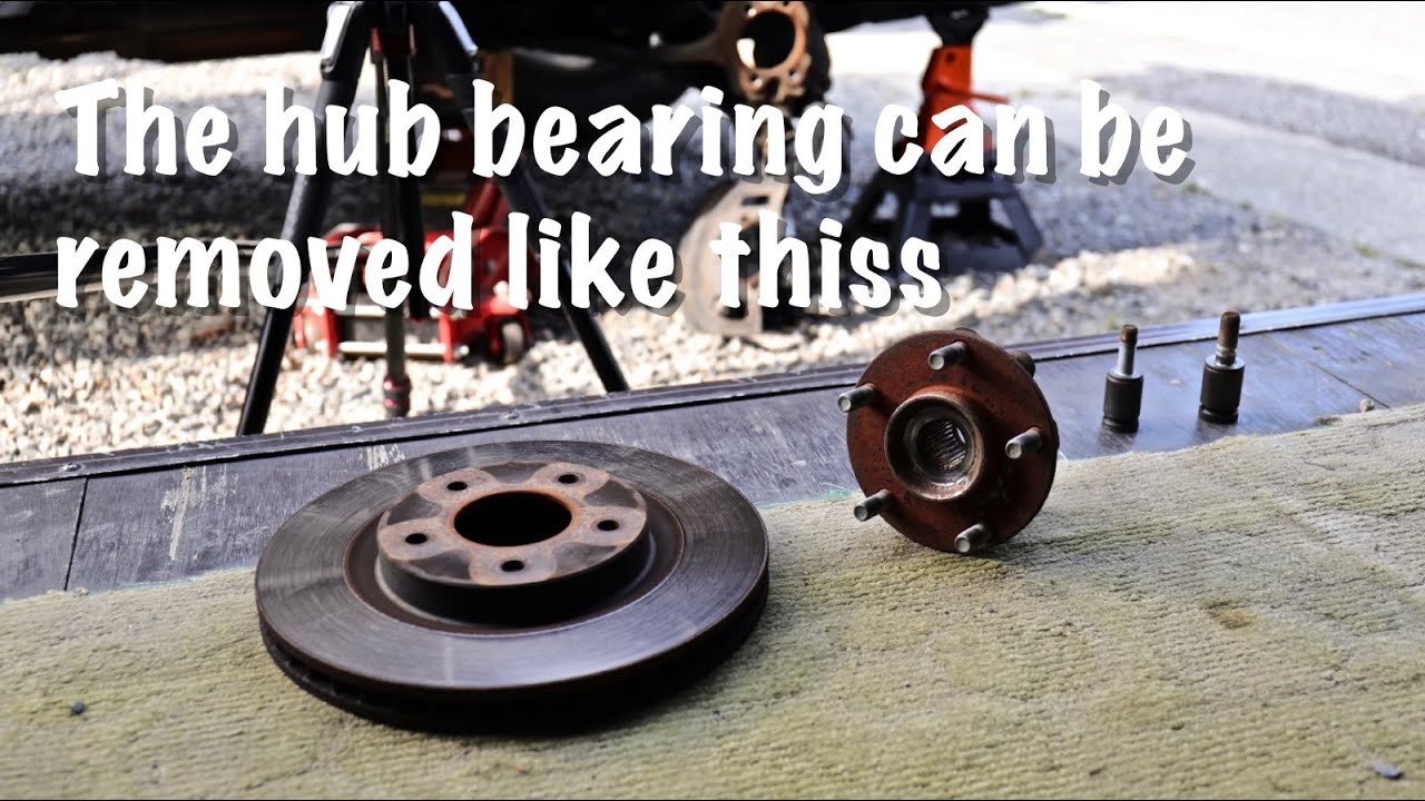 X-TRAIL T31 /The front hub bearing can be removed like this /ハブベアリングの外し方を知りたいの？