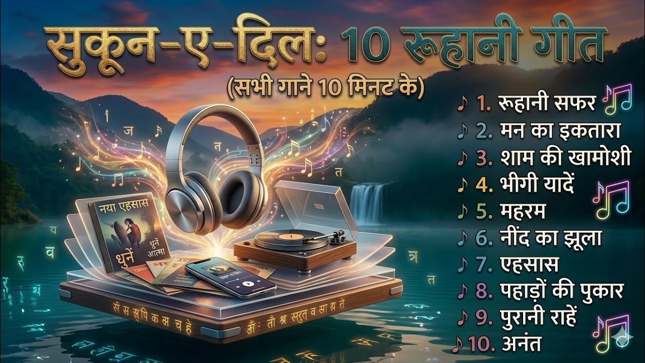 सुकून-ए-दिल: 10 रूहानी गीत | 2 Hours of Relaxing Hindi Songs 2026 | Non-Stop Soulful Tracks