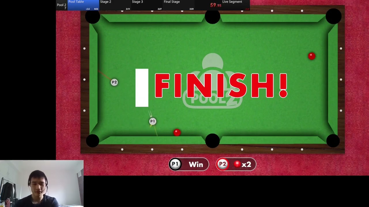 Pool 2 Speedrun rules and run [4:05.57]