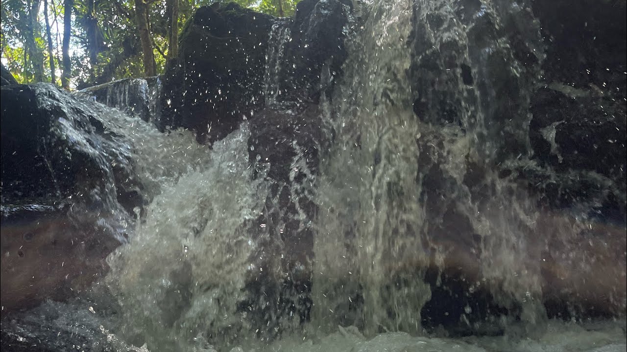 Pedal de leve com a Família até a cachoeira do Raiz Forte.