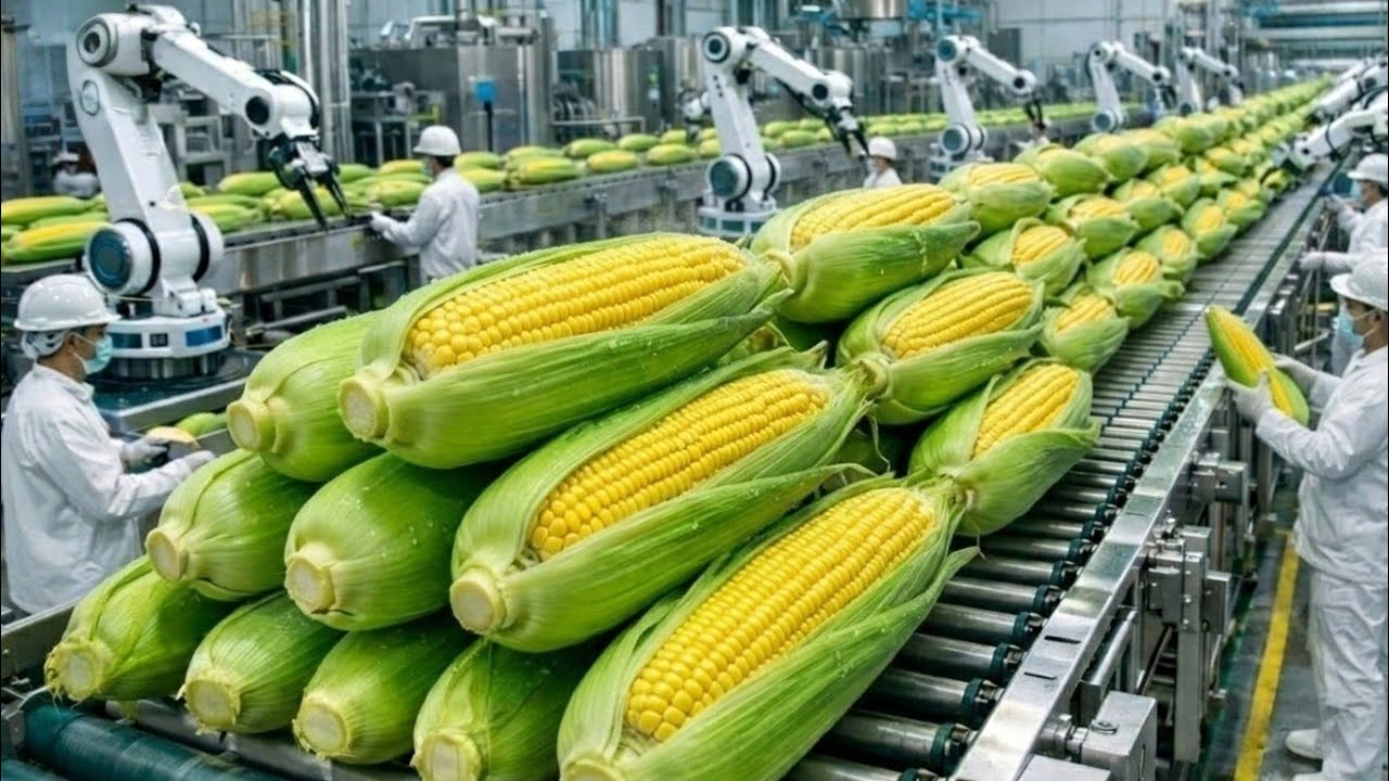 Inside a Corn Milk Factory: How Sweet Bottled Corn Milk Is Produced