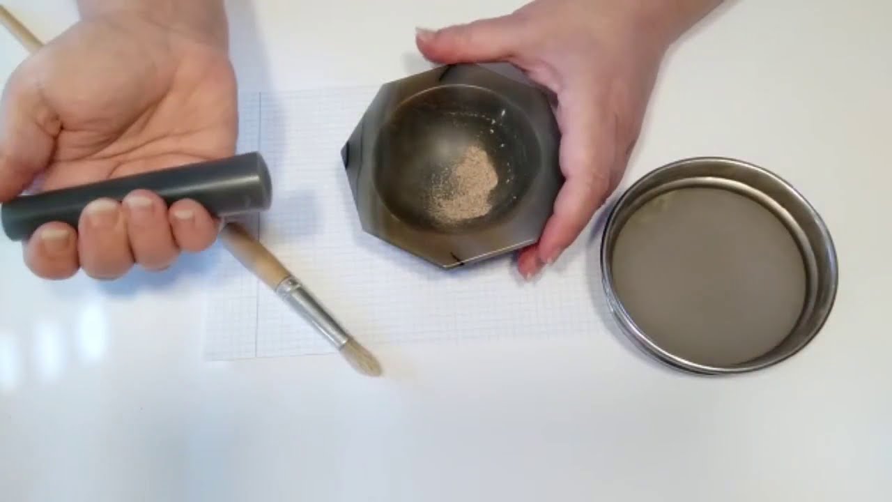 DRX: PREPARACIÓN DE LA MUESTRA