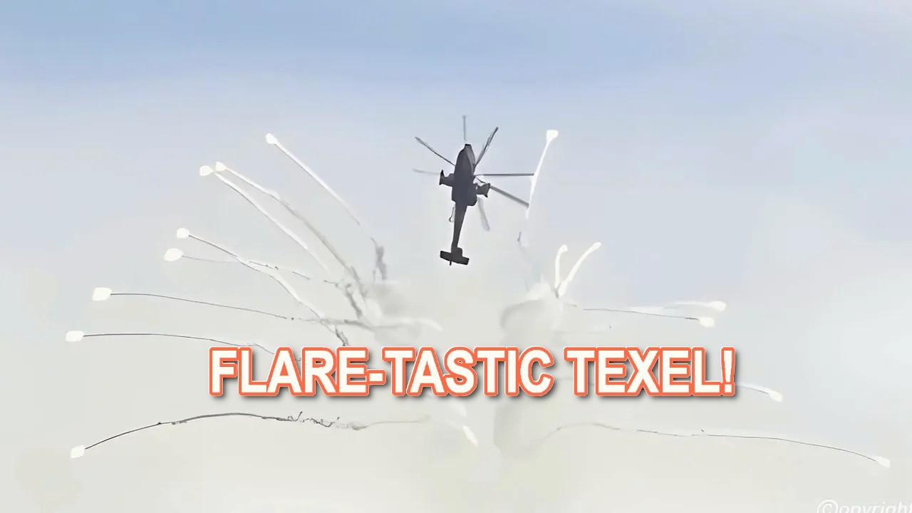 ▶️ Texel Airshow Chaos: Apache Demo Flares, Smoke, and Roaring Engines
