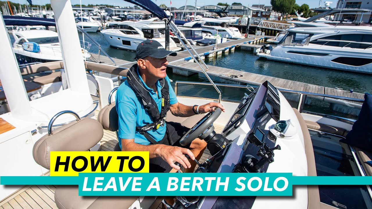 Driving a boat | How to leave a berth single-handed | Motor Boat & Yachting