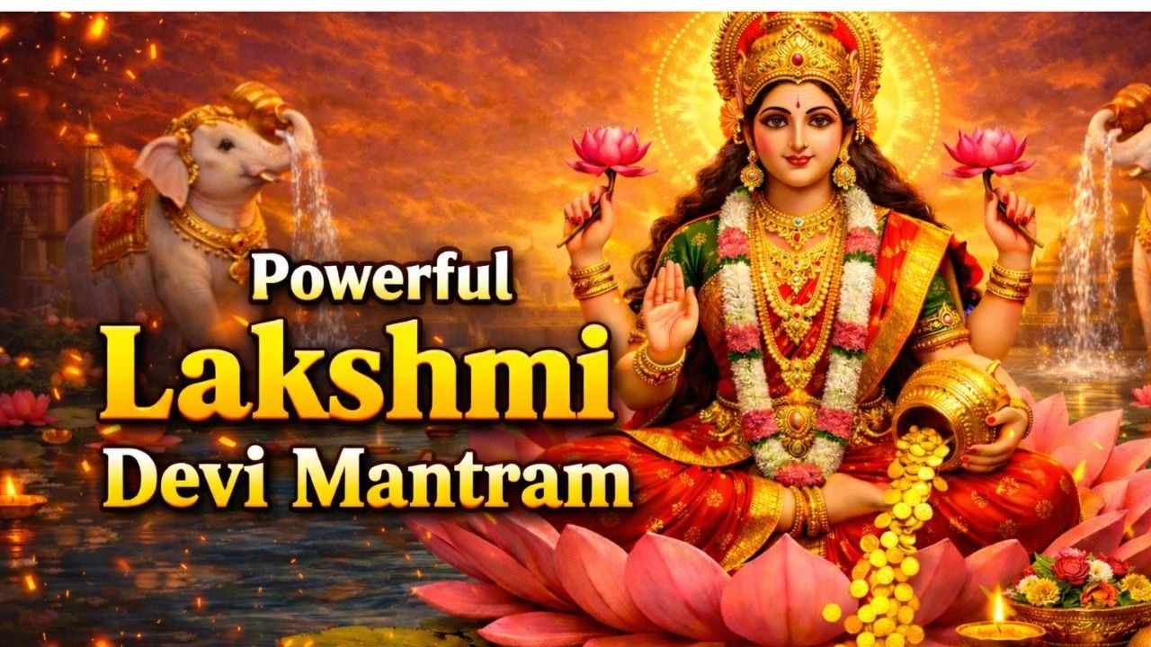 లక్ష్మీ దేవి అనుగ్రహం కోసం శక్తివంతమైన మహాలక్ష్మీ మంత్రం | Friday special lakshmi devi mantram