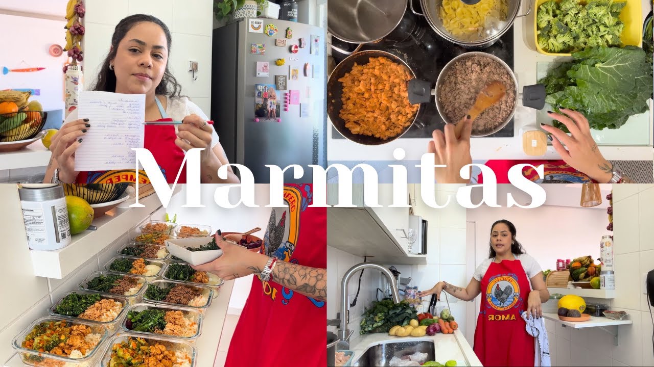 Marmitas da semana! Como me organizo pra comer bem trabalhando CLT