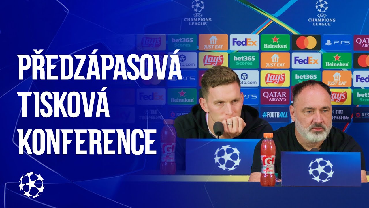 #UCL | Tisková konference před zápasem s Interem | Jindřich Trpišovský a Lukáš Provod