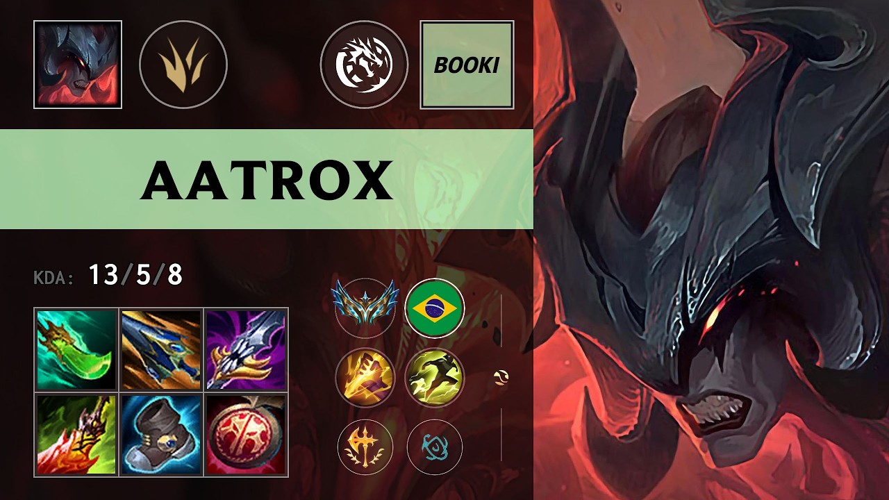 (LEV Booki) Aatrox Jungle vs Ekko - BR Challenger Patch 26.11