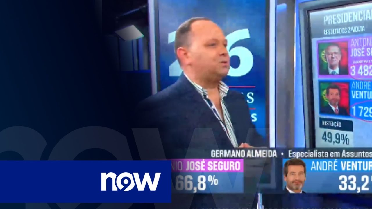 Eleições Presidenciais 2026: Ventura teve agora um «resultado parecido» ao de Seguro na primeira