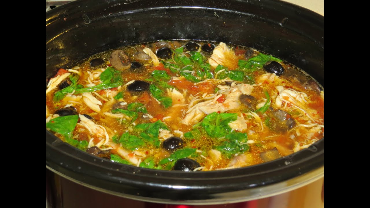 Crock-Pot Slow Cooker Chicken Soup or Cacciatore Recipe