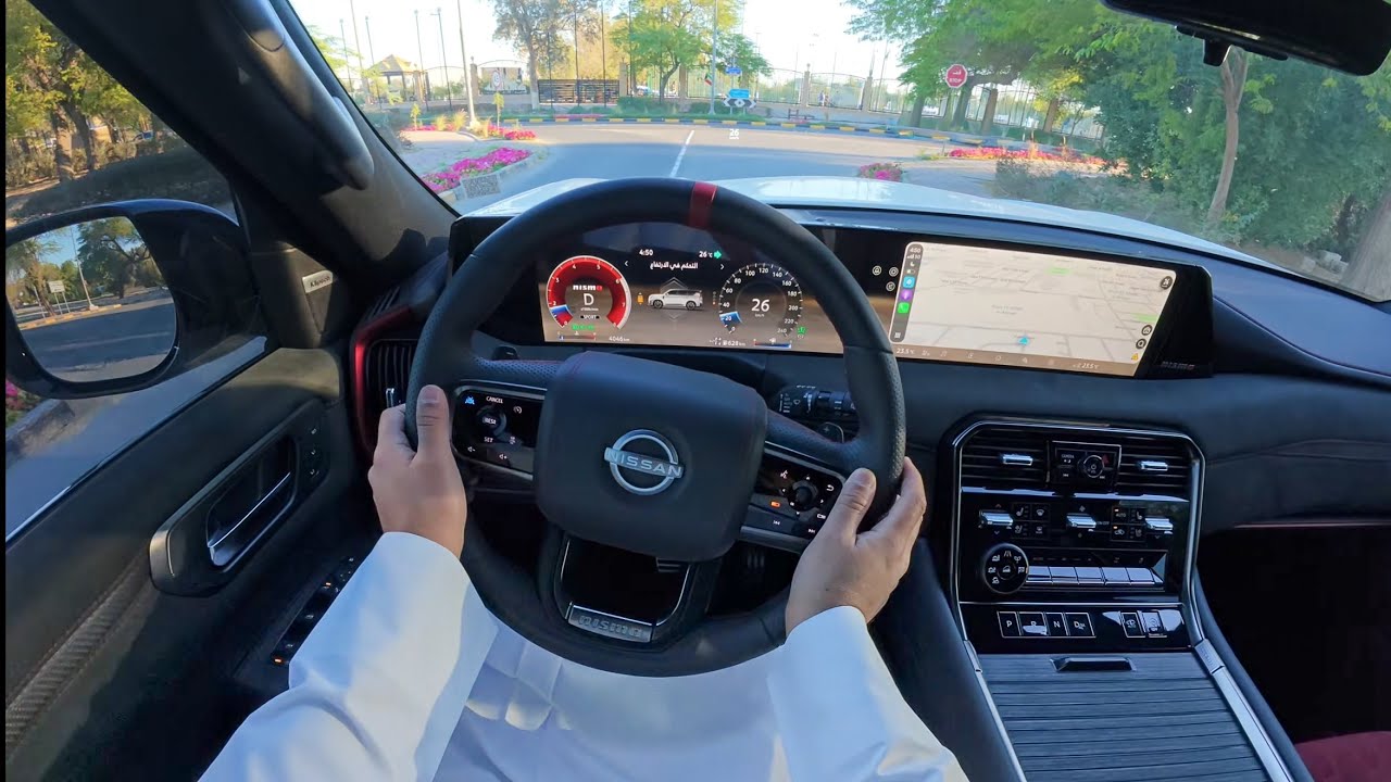 نيسان باترول 2026 نيسمو تجربة قيادة من منظور السائق وصوت محيطي POV | ليس مجرد شكل