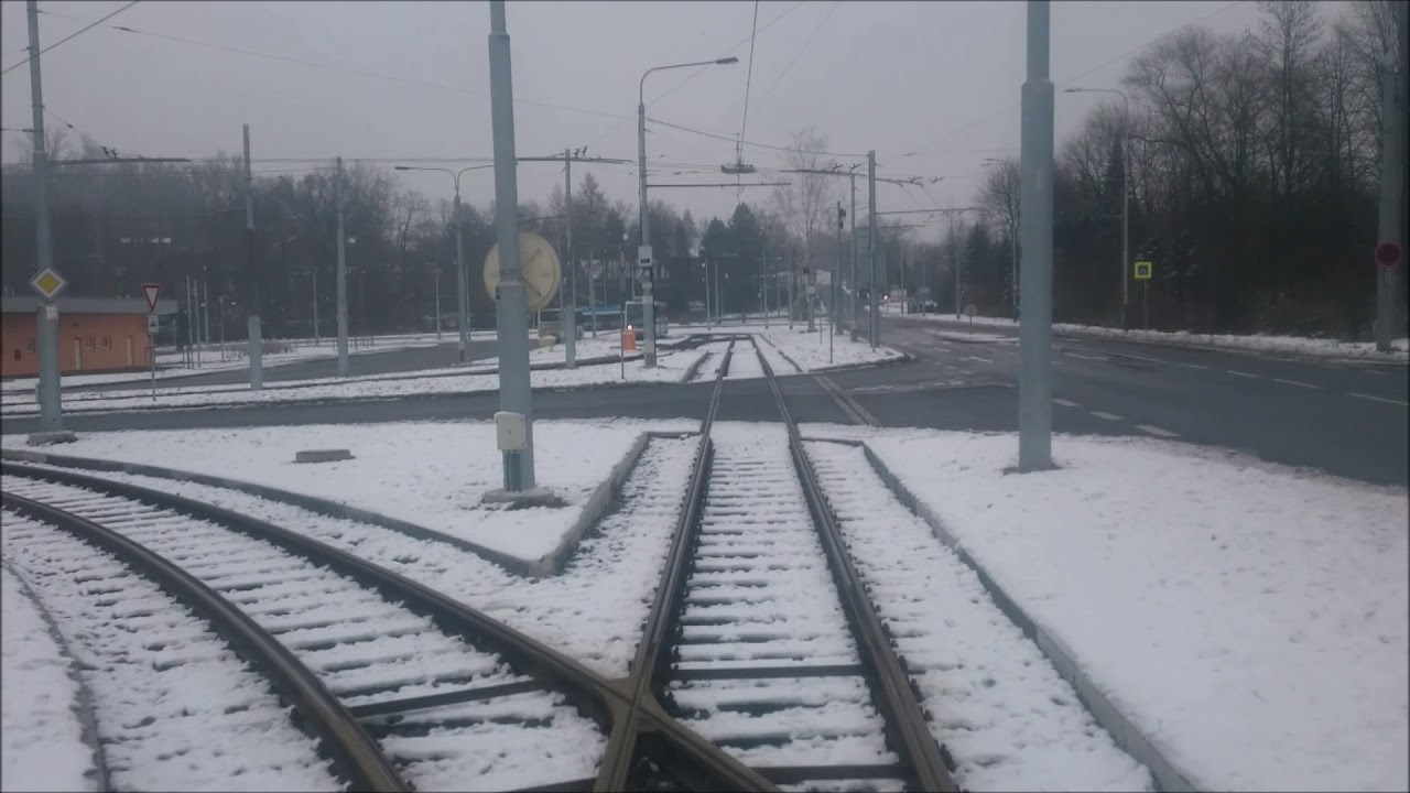 Tramvaje OSTRAVA: Linka 4, Karolina - Nová huť Jižní brána