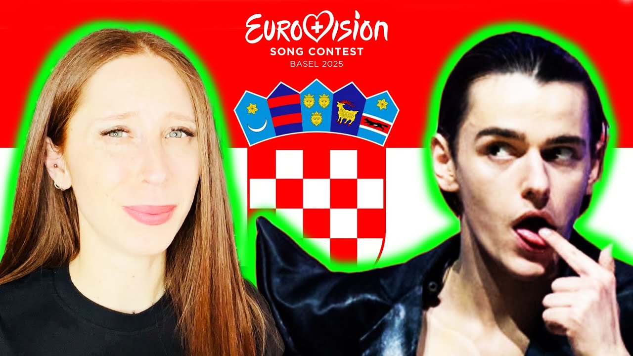 LET'S REACT TO CROATIA'S SONG FOR EUROVISION 2025 // MARKO BOŠNJAK 