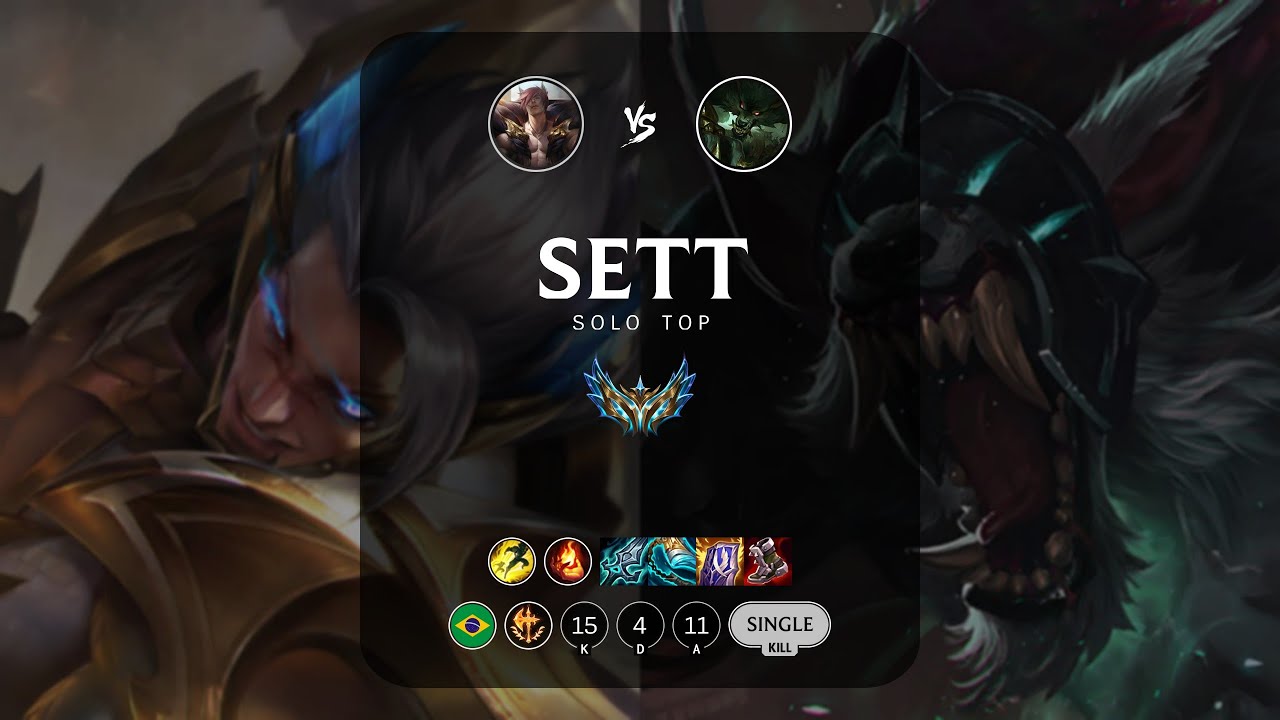 Sett Top vs Warwick - BR Challenger Patch 13.3
