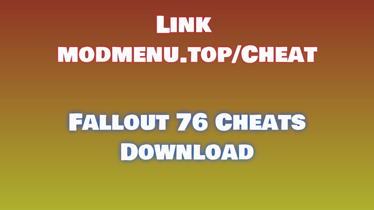 Fallout 76 HACKS AND CHEATS ✅FREE DOWNLOAD ✅AIMBOT ✅WALLHACK