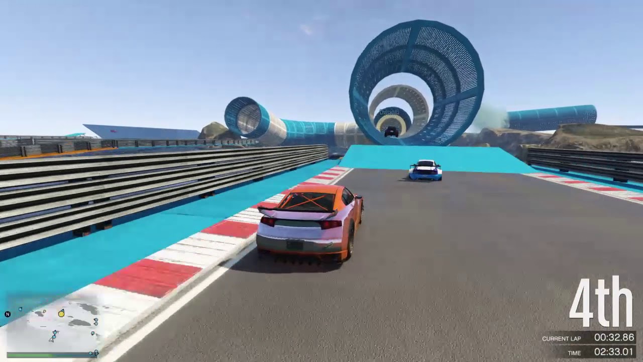 Great comeback GTA 5 Stunt Race