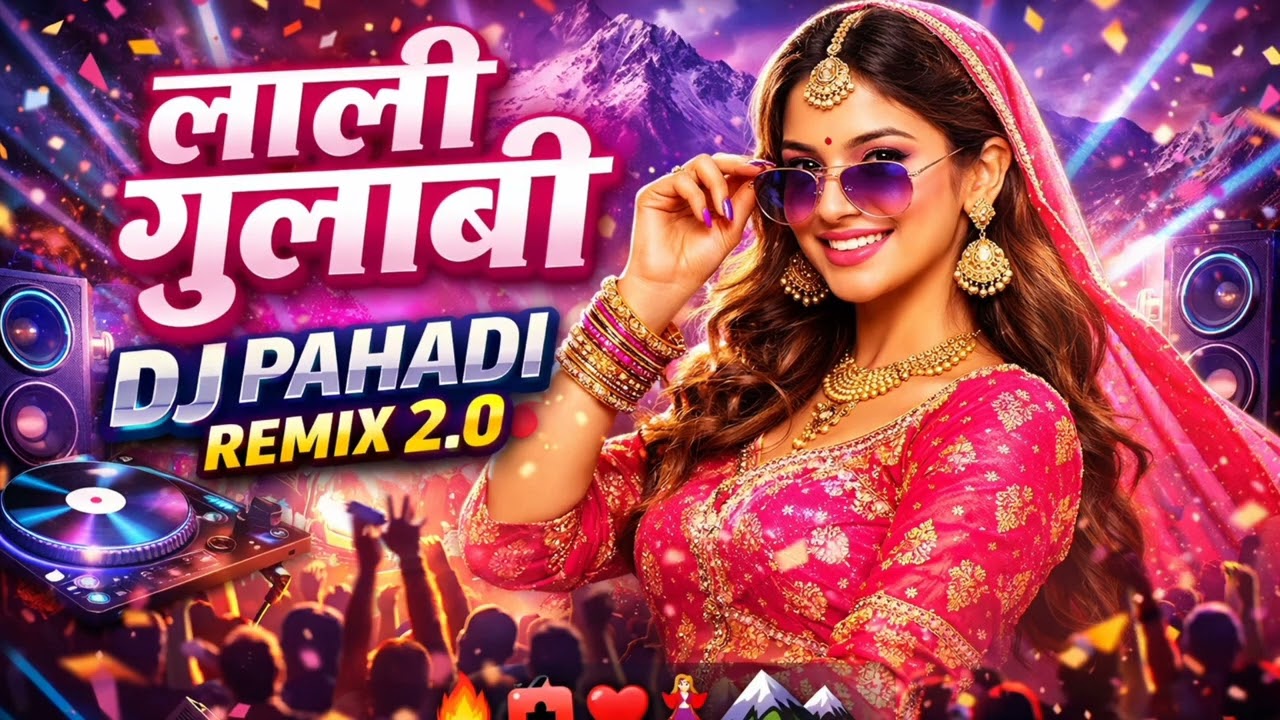लाली गुलाबी (DJ Pahadi Remix 2.0) 🔥 Super Viral Dance Song 2026 | New Pahadi DJ Song