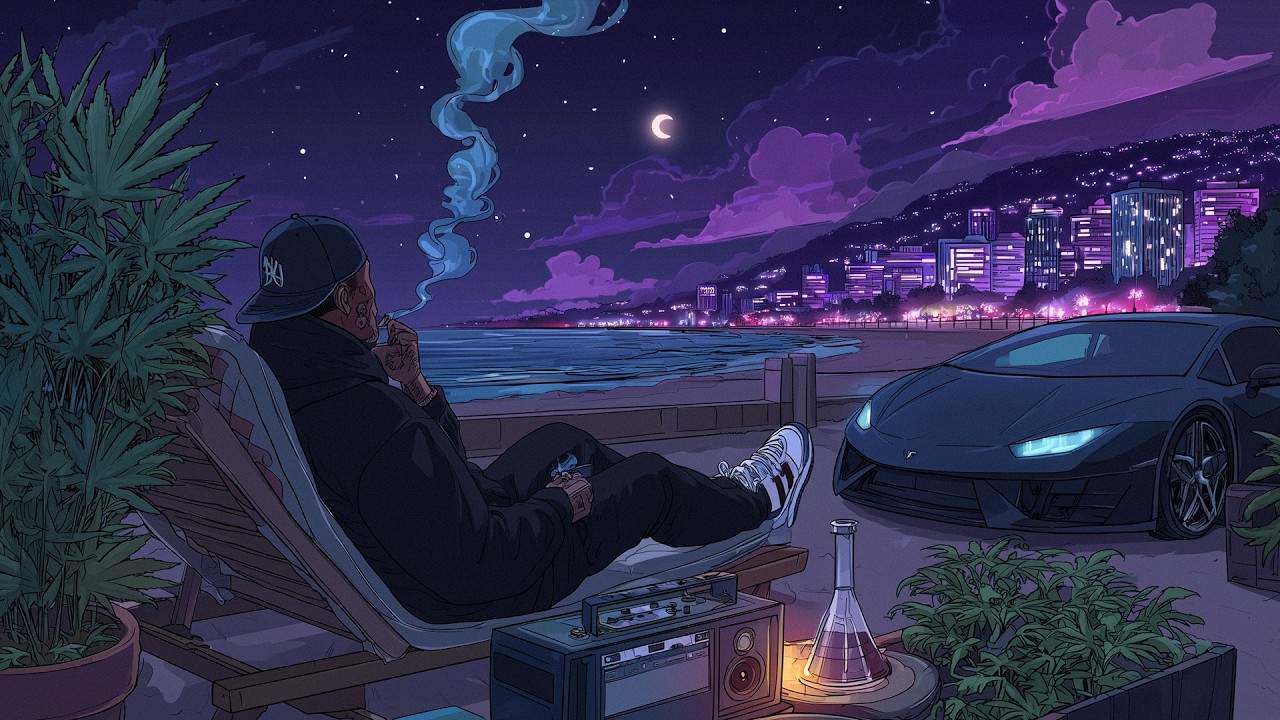 Rainy Night Drive — OG Chill Rap | West Coast • 420 • Rain Vibes