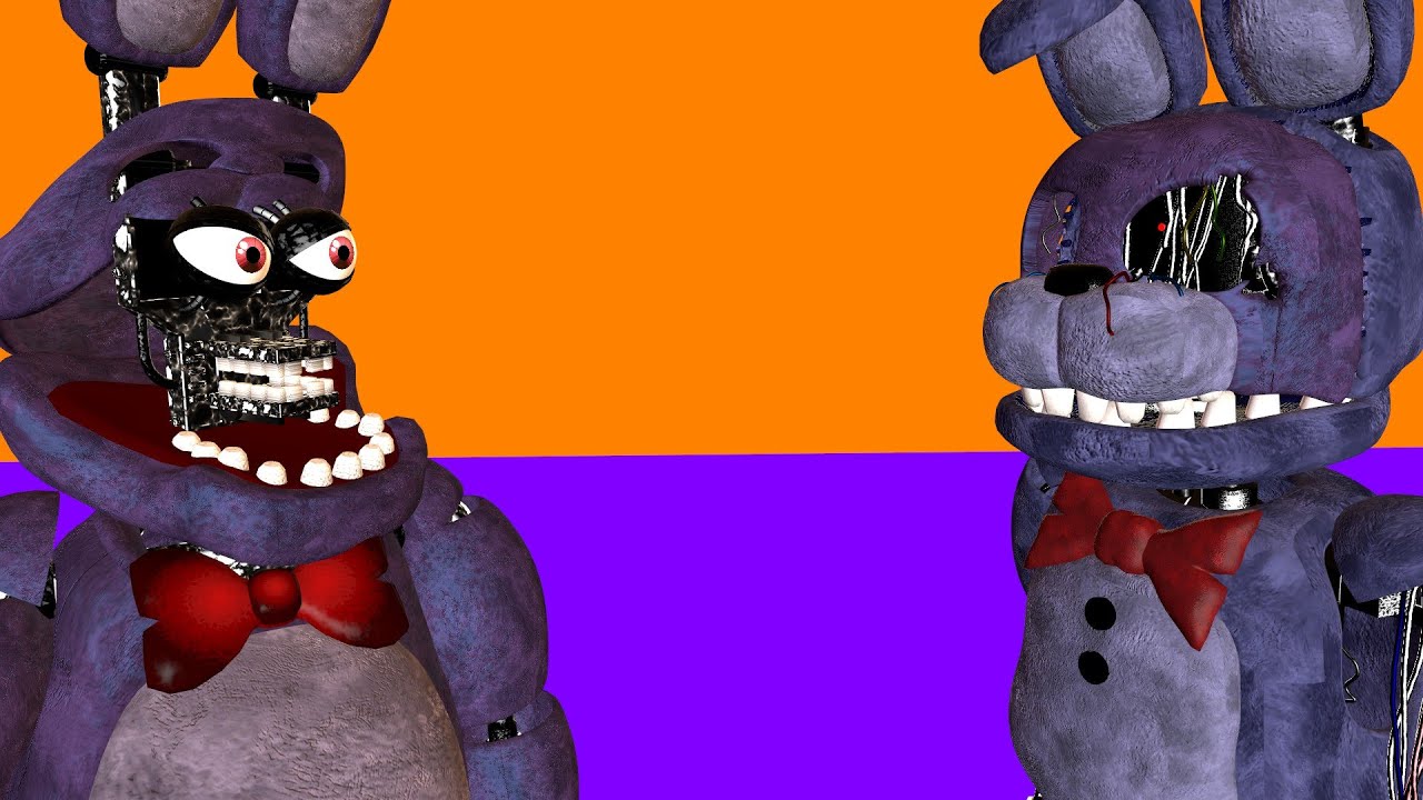 [GMOD FNAF] withered bonnie steals bonnies mask